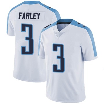 Caleb Farley Youth White Limited Vapor Untouchable Jersey