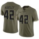 Caleb Huntley Men's Olive Limited 2022 Salute To Service Jersey