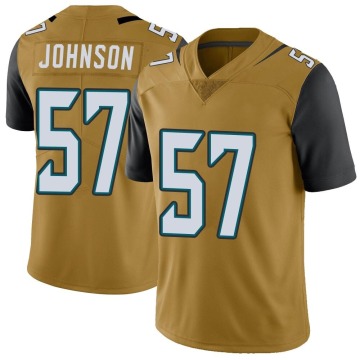 Caleb Johnson Youth Gold Limited Color Rush Vapor Untouchable Jersey