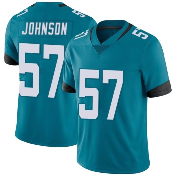 Caleb Johnson Youth Teal Limited Vapor Untouchable Jersey