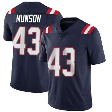 Calvin Munson Youth Navy Limited Team Color Vapor Untouchable Jersey
