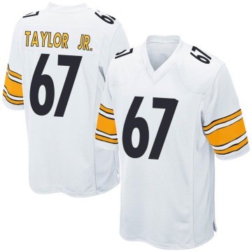 Calvin Taylor Jr. Youth White Game Jersey