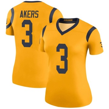 Cam Akers Women's Gold Legend Color Rush Jersey