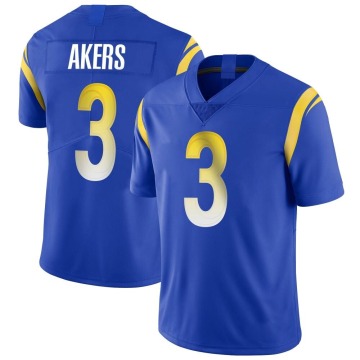 Cam Akers Youth Royal Limited Alternate Vapor Untouchable Jersey