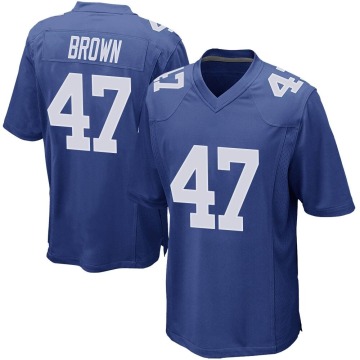 Cam Brown Youth Brown Game Royal Team Color Jersey