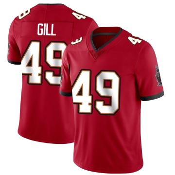 Cam Gill Youth Red Limited Team Color Vapor Untouchable Jersey