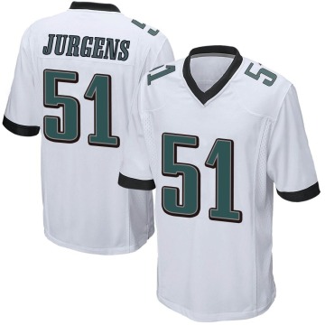Cam Jurgens Youth White Game Jersey