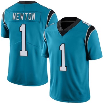 Cam Newton Men's Blue Limited Alternate Vapor Untouchable Jersey