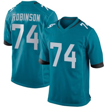 Cam Robinson Youth Teal Game Team Color Jersey