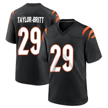 Cam Taylor-Britt Youth Black Game Team Color Jersey