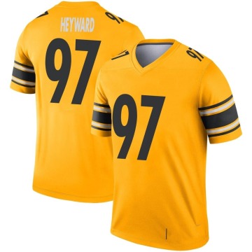 Cameron Heyward Youth Gold Legend Inverted Jersey
