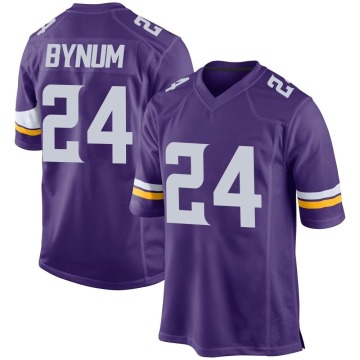 Camryn Bynum Men's Purple Game Team Color Jersey