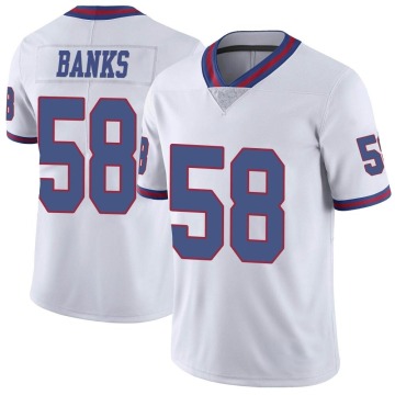 Carl Banks Youth White Limited Color Rush Jersey