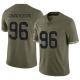 Carl Granderson Men's Olive Limited 2022 Salute To Service Jersey