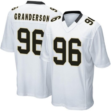 Carl Granderson Youth White Game Jersey