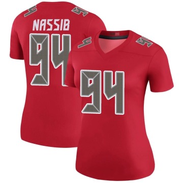 Carl Nassib Women's Red Legend Color Rush Jersey