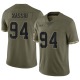 Carl Nassib Youth Olive Limited 2022 Salute To Service Jersey