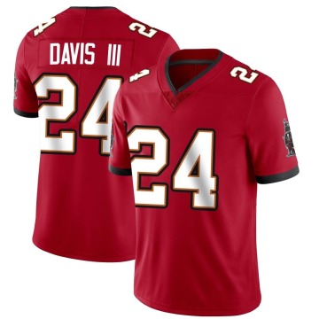 Carlton Davis III Youth Red Limited Team Color Vapor Untouchable Jersey