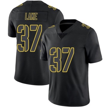 Carnell Lake Men's Black Impact Limited Jersey