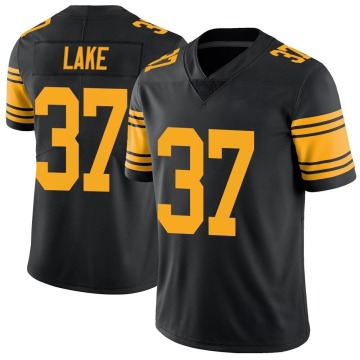 Carnell Lake Men's Black Limited Color Rush Jersey
