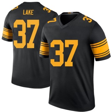 Carnell Lake Youth Black Legend Color Rush Jersey