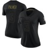 Carson Palmer Women's Black Limited 2020 Salute To Service Jersey