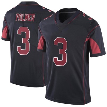 Carson Palmer Youth Black Limited Color Rush Vapor Untouchable Jersey