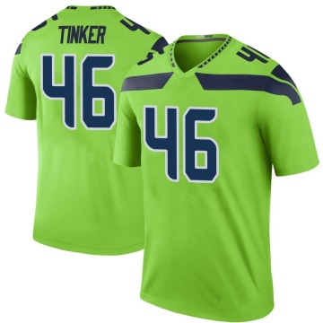 Carson Tinker Youth Green Legend Color Rush Neon Jersey