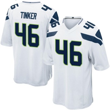 Carson Tinker Youth White Game Jersey
