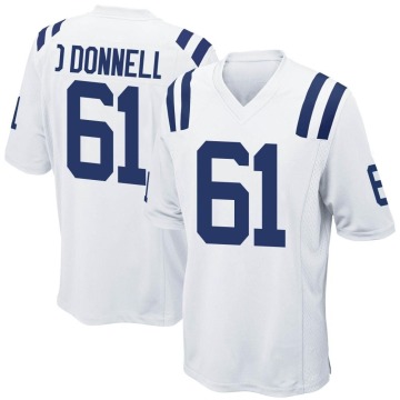 Carter O'Donnell Men's White Game Jersey
