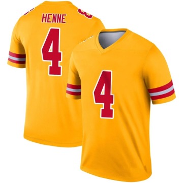 Chad Henne Youth Gold Legend Inverted Jersey
