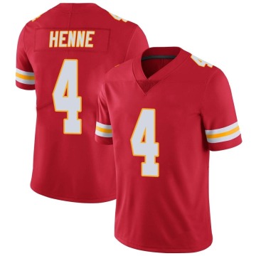 Chad Henne Youth Red Limited Team Color Vapor Untouchable Jersey