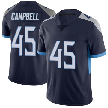 Chance Campbell Men's Navy Limited Vapor Untouchable Jersey