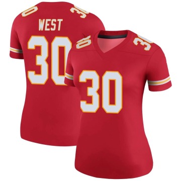 Charcandrick West Women's Red Legend Color Rush Jersey