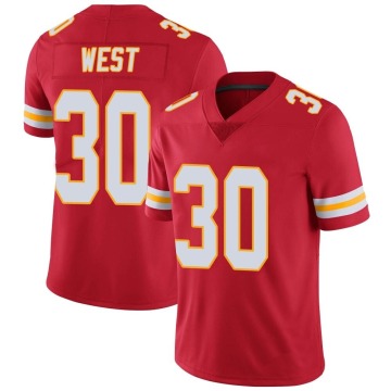 Charcandrick West Youth Red Limited Team Color Vapor Untouchable Jersey