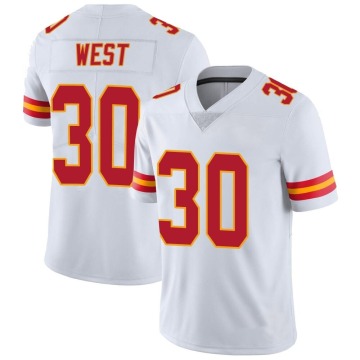 Charcandrick West Youth White Limited Vapor Untouchable Jersey
