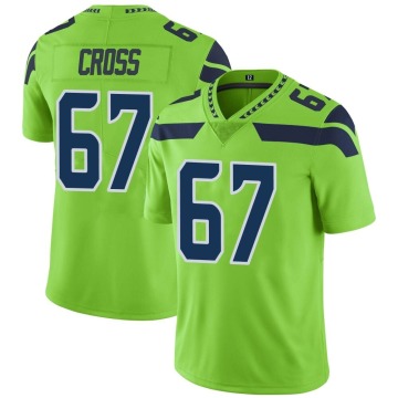 Charles Cross Men's Green Limited Color Rush Neon Jersey