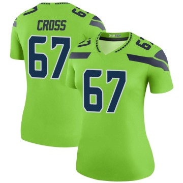 Charles Cross Women's Green Legend Color Rush Neon Jersey