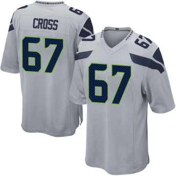 Charles Cross Youth Gray Game Alternate Jersey
