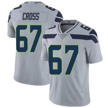 Charles Cross Youth Gray Limited Alternate Vapor Untouchable Jersey