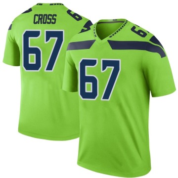 Charles Cross Youth Green Legend Color Rush Neon Jersey
