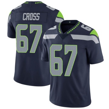 Charles Cross Youth Navy Limited Team Color Vapor Untouchable Jersey
