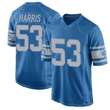Charles Harris Men's Blue Game Throwback Vapor Untouchable Jersey