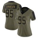 Charles Johnson Women's Olive Limited 2021 Salute To Service Jersey