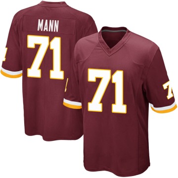 Charles Mann Youth Game Burgundy Team Color Jersey