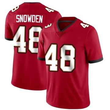 Charles Snowden Men's Red Limited Team Color Vapor Untouchable Jersey