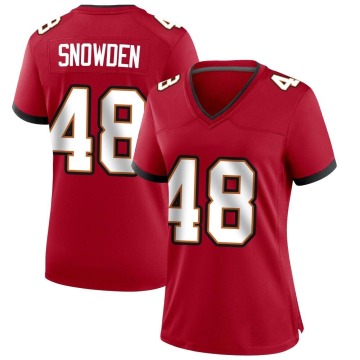 Charles Snowden Women's Red Game Team Color Jersey