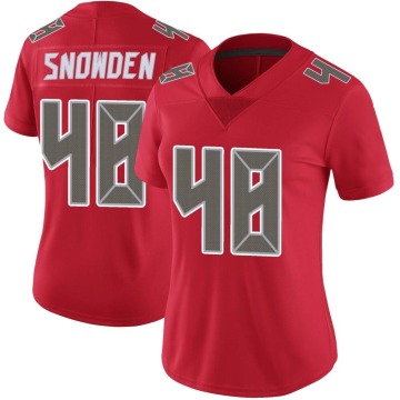 Charles Snowden Women's Red Limited Color Rush Jersey