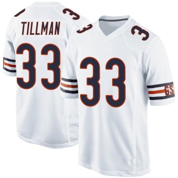 Charles Tillman Youth White Game Jersey