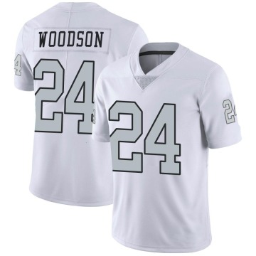 Charles Woodson Men's White Limited Color Rush Jersey
